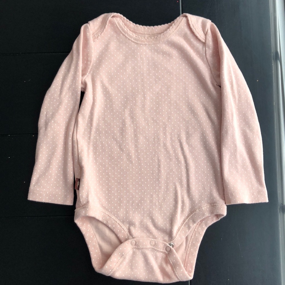Tea “ballet pink” long sleeve body suit